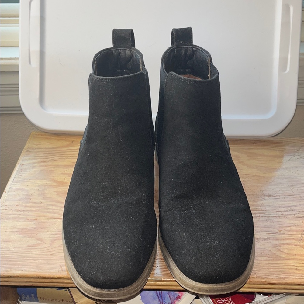 Jansen Milan Black‎ Suede Chelsea Boots Mens Size 13